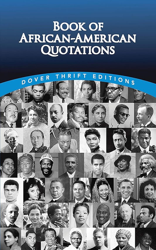 Book of African-American Quotations (Dover Thrift Editions: Black History) cover image